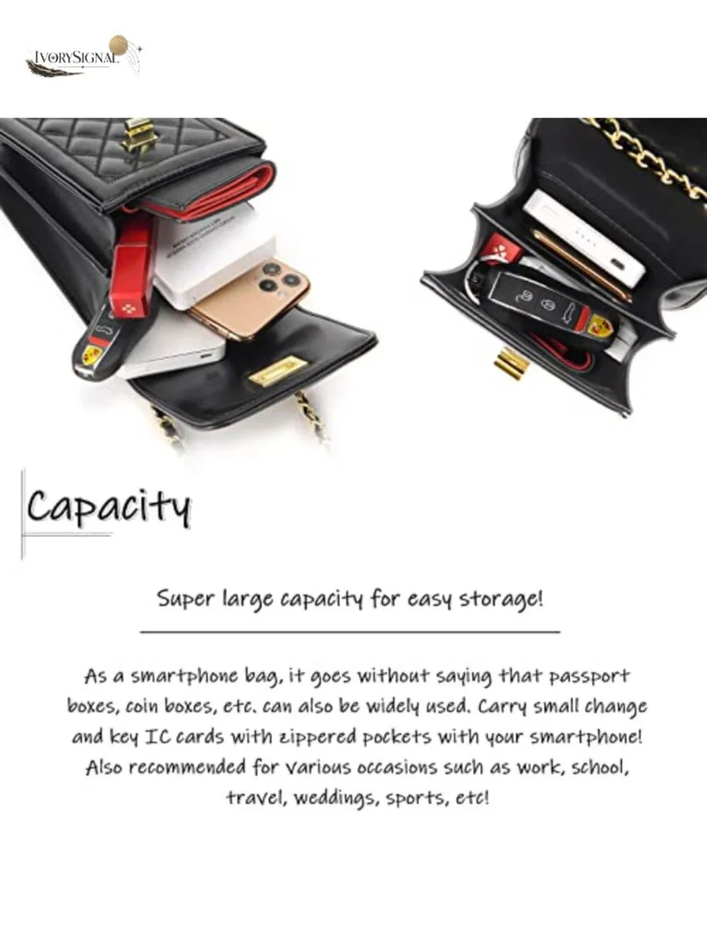 Synthetic Leather Crossbody Phone Purse Mini Messenger Shoulder Handbag Wallet